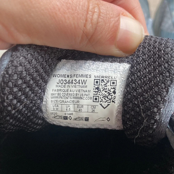 Merrell Women's Blue Siren Edge 3 Hiking Outdoor Waterproof Sneakers Shoes 9W - Picture 5 of 7